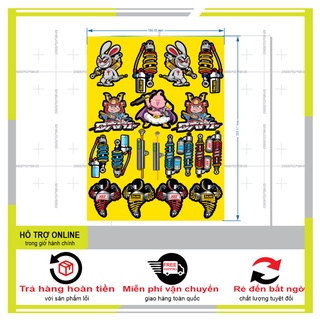 19 LOGO STICKER PHUỘC,THỎ, TRANG TRÍ - SHINDECAL2
