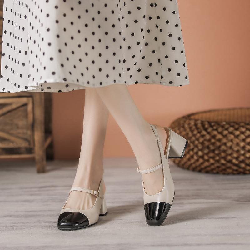 Giày cao gót hở gót