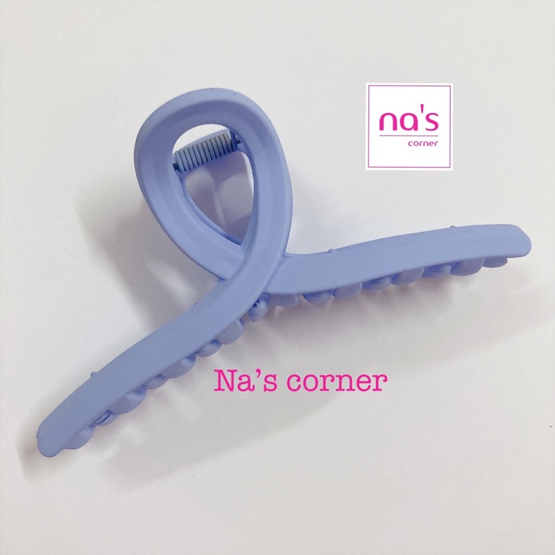 Kẹp càng cua gấp tóc nhựa nhiều màu size lớn