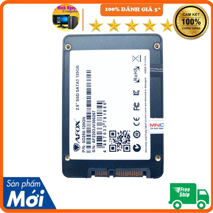 ổ ssd 120GB AFOX 2.5 Sata 3 Chính hãng BH 3 Năm