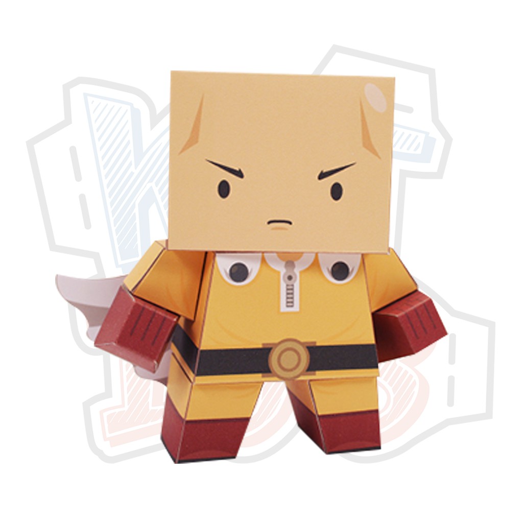 Mô hình giấy Anime OnePunch Man Chibi Saitama