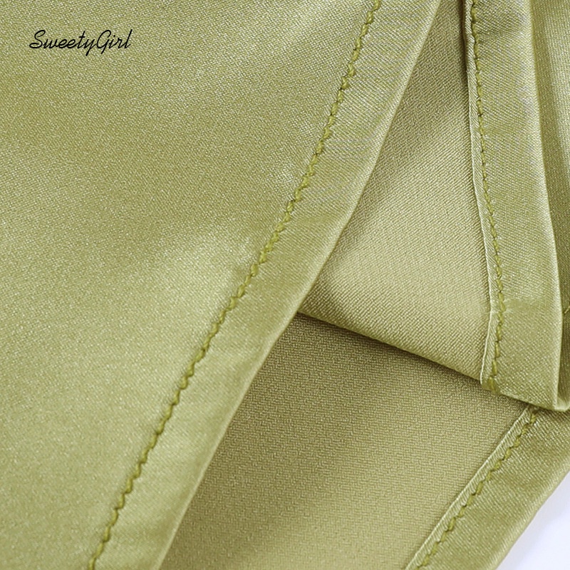 Đầm Mini Không Tay Cổ Chữ V Khoét Sâu Màu Sắc Trơn Quyến Rũ Cho Nữ 2022