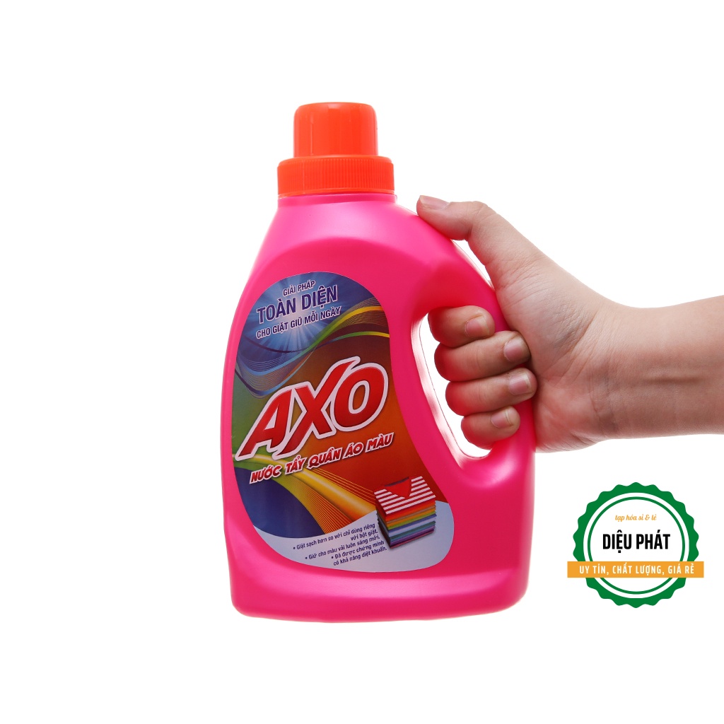 ⚡️ Nước Tẩy Quần Áo Màu AXO Hương Hoa Đào 800ml