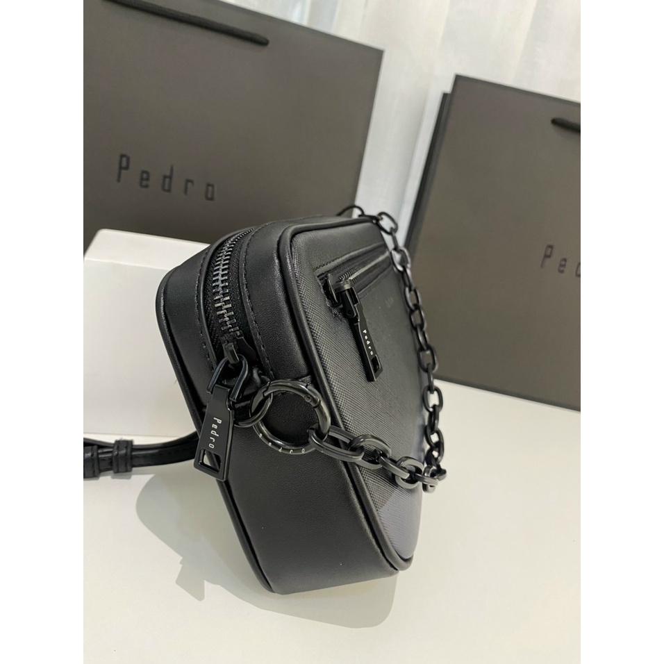 túi đeo chéo nam pedro PM4-96500003 size 21 cm | BigBuy360 - bigbuy360.vn