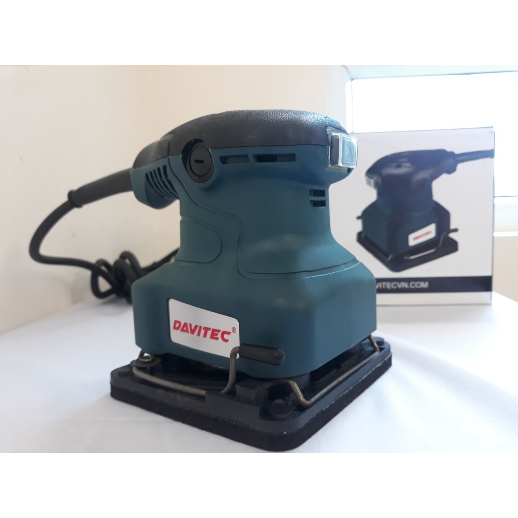 Máy chà nhám vuông/ chà nhám rung DAVITEC DV3055 - 280W, đế 110x100mm - HÀNG CHÍNH HÃNG