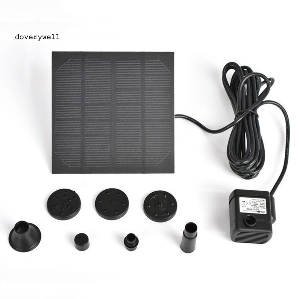 Bộ Vòi Phun Nước Cho Hồ Nước Dùng Năng Lượng Mặt Trời