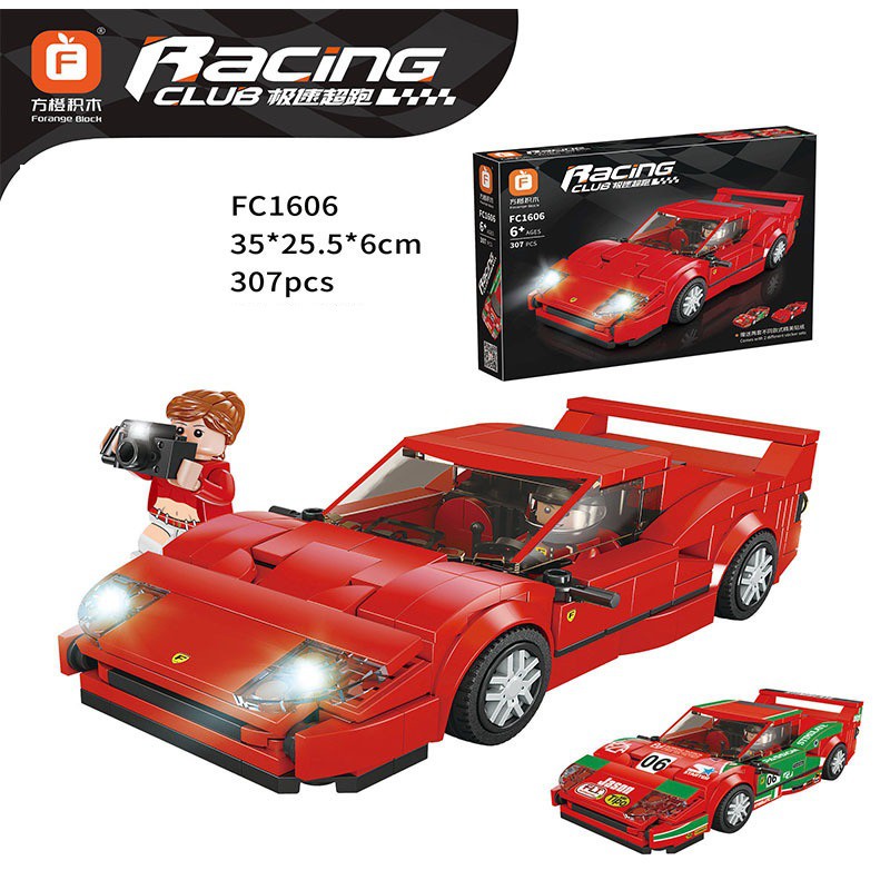 1002 🚗 Xếp hình kiểu Lego Technic siêu xe  🚗