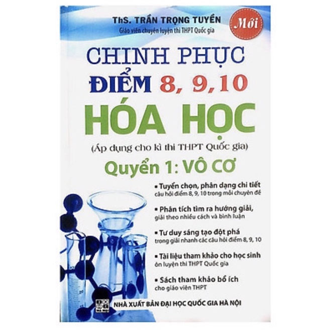 Sách - Chinh Phục Điểm 8,9,10 Hóa Học - Quyển 1: Vô Cơ