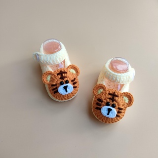 Set đồ len giữ ấm cho bé, chụp hình đầy tháng, thôi nôi mẫu con Hổ cưng xỉu - Dương liễu handmade