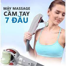 Máy Massage Cầm Tay 7 Đầu Magic King Massager, Máy Massage Cầm Tay, Giúp Thư Giãn Thần Kinh, Giảm Đau Nhức Cơ Bắp