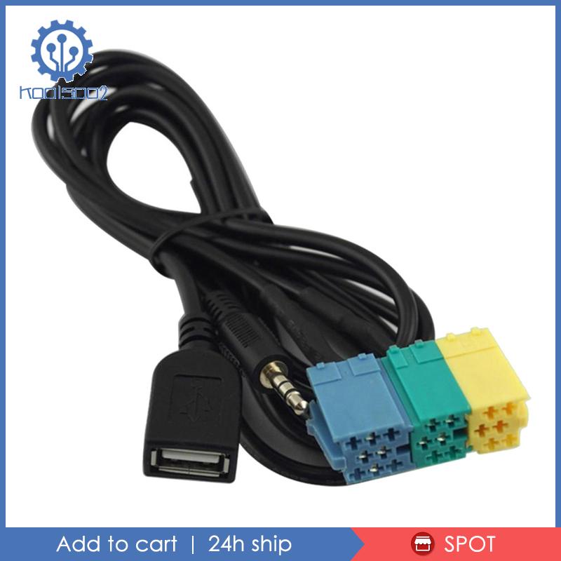 Dây Cắm Chuyển Đổi Âm Thanh USB AUX Koolsoo2 Cho Xe Hơi Hyundai / Kia