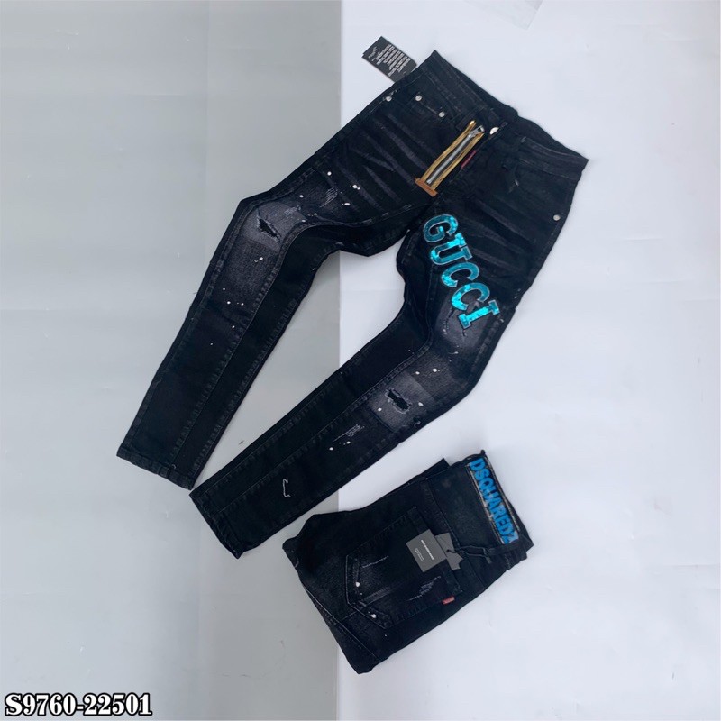 Quần Jean nam thêu kim sa | BigBuy360 - bigbuy360.vn