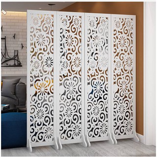 Vách ngăn bình phong Hoa Dây bằng Nhựa PVC cao cấp/ Giá bán 1 tấm đã bao gồm chân (ảnh bìa là 4 tấm), chỉ bán từ 2 tấm.