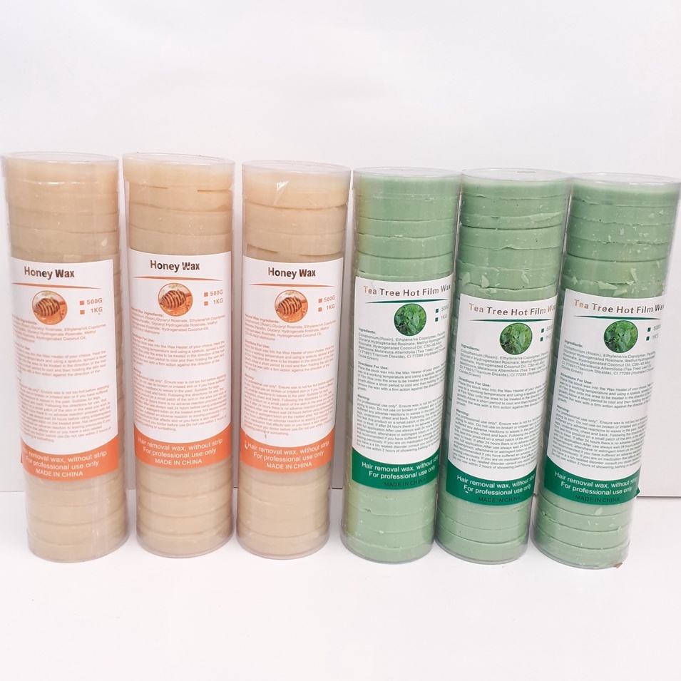 500g sáp wax lông dạng khoanh tẩy lông toàn thân, sử dụng tốt cho các dòng nồi nấu sáp