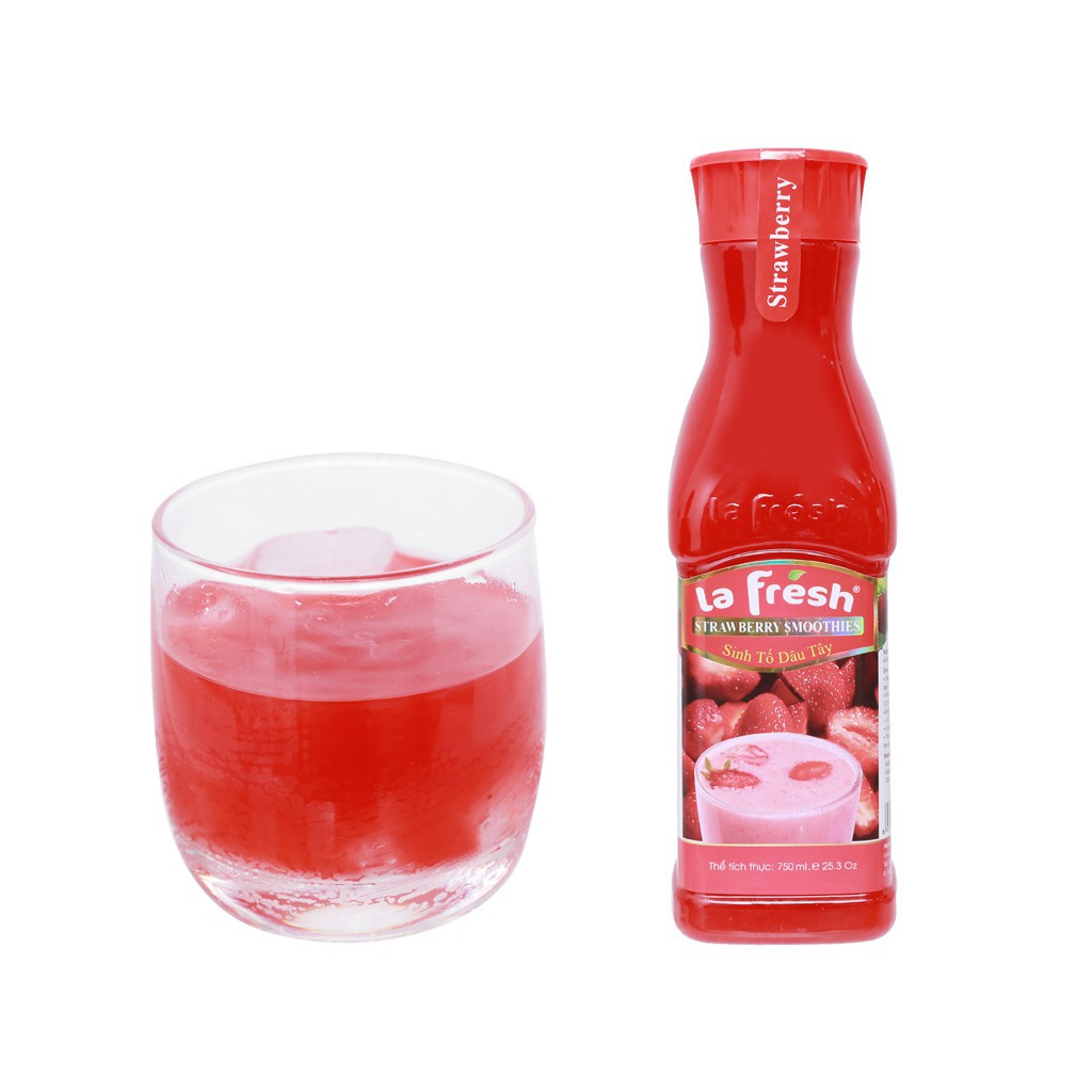 Sinh tố dâu tây La Fresh 750ml