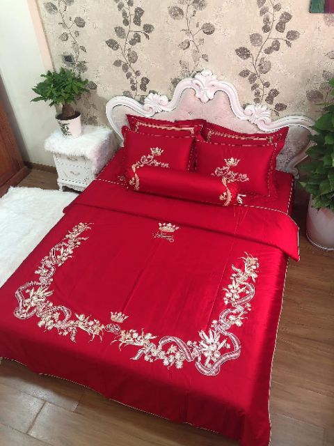 Bộ chăn ga gối cốt tông victory