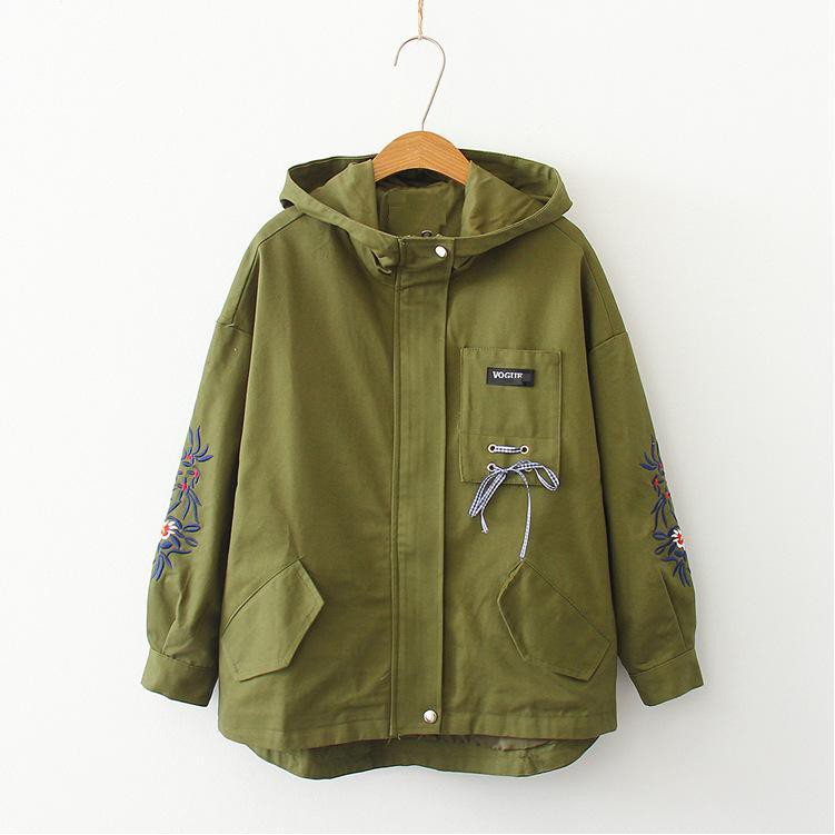 Áo khoác Kaki  túi hộp  form đẹp cho nam nữ ,họa tiết thêu hoa nổi bật T006 | BigBuy360 - bigbuy360.vn