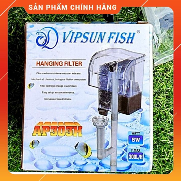 Lọc thác Vipsun AP 303h cho bể cá bể thủy sinh nhỏ - Lọc thác cho bể mini