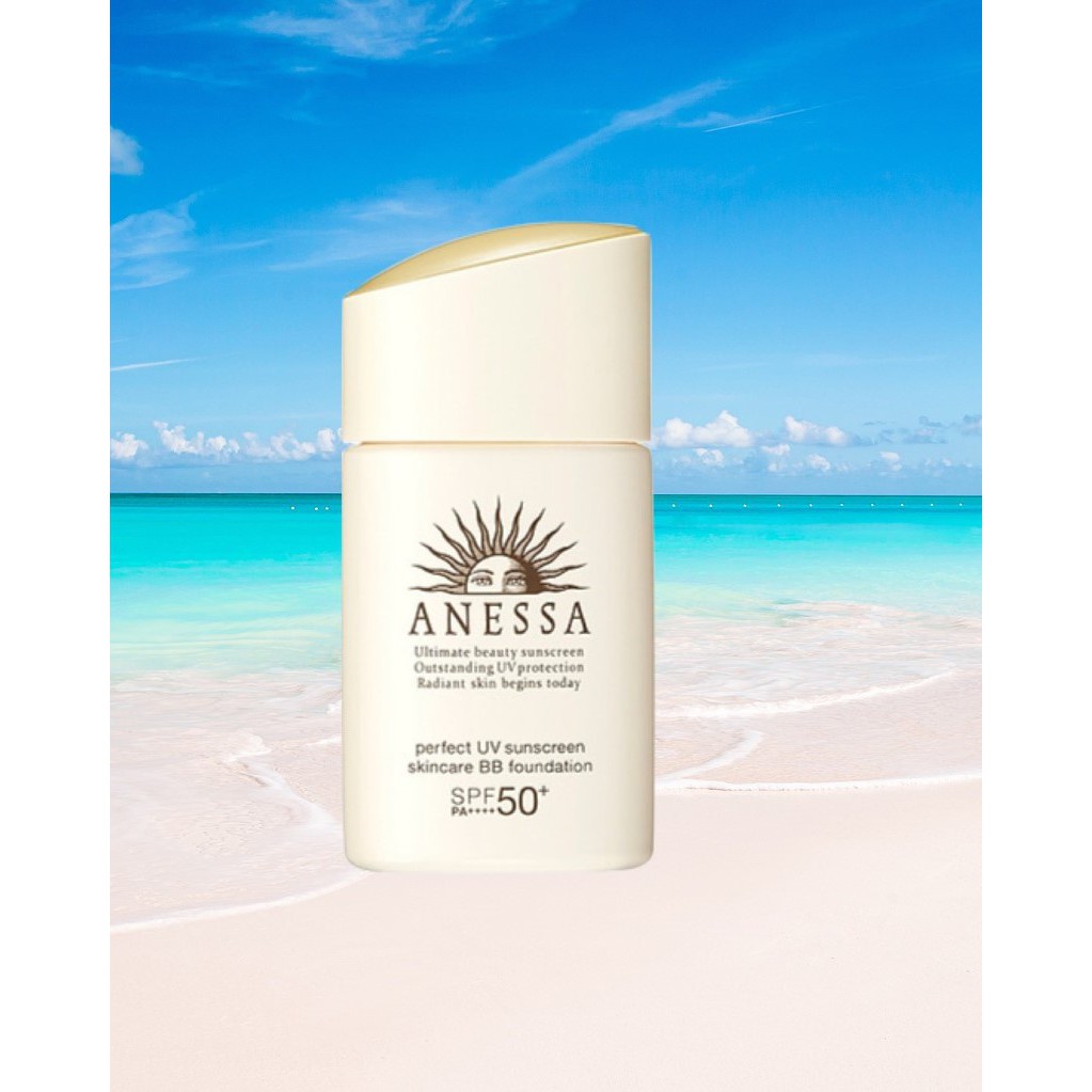 Kem Nền Trang Điểm Chống nắng Anessa Perfect UV Sunscreen Skincare BB Foundation SPF50+/ PA++++ - 25ml | BigBuy360 - bigbuy360.vn