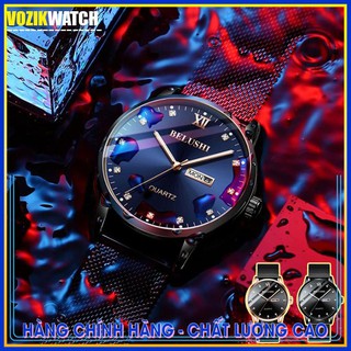 Đồng hồ nam dây thép lưới mesh BELUSHI 545
