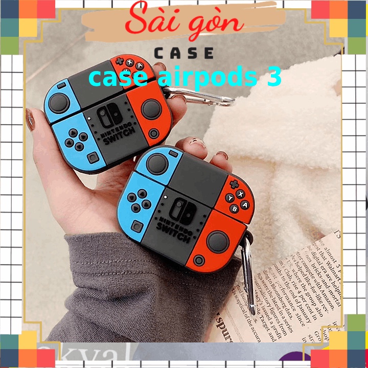 Case airpods 3 Vỏ Bọc  Hình Thú Đựng Hộp Sạc Tai Nghe Bằng Silicon Dẻo Đẹp mã MÁY CHƠI GAME A3