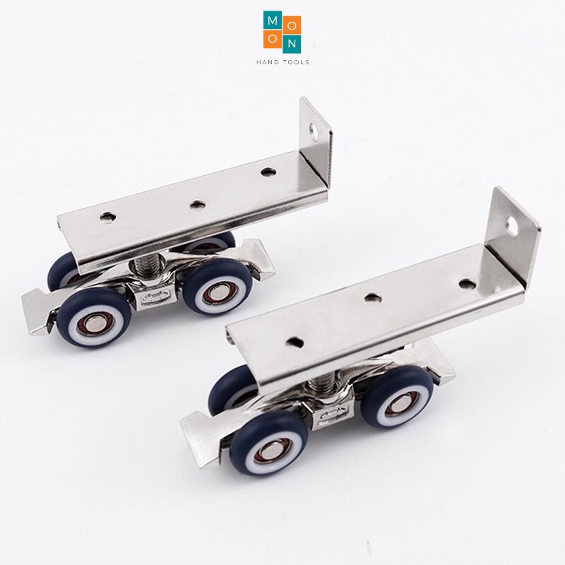 Bánh Xe Treo Con Trượt Cửa Lùa Nhôm 4 bánh, 8 bánh