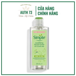 [BẢN MỚI] Nước hoa hồng Simple Soothing Facial Toner 200ml