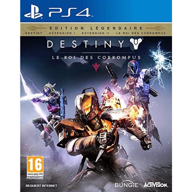 Đĩa Game PS4 :  Destiny Le Roi des Corompus Likenew