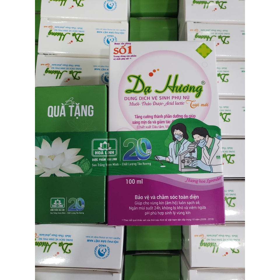 Dung dịch vệ sinh phụ nữ Dạ hương 100ml màu tím