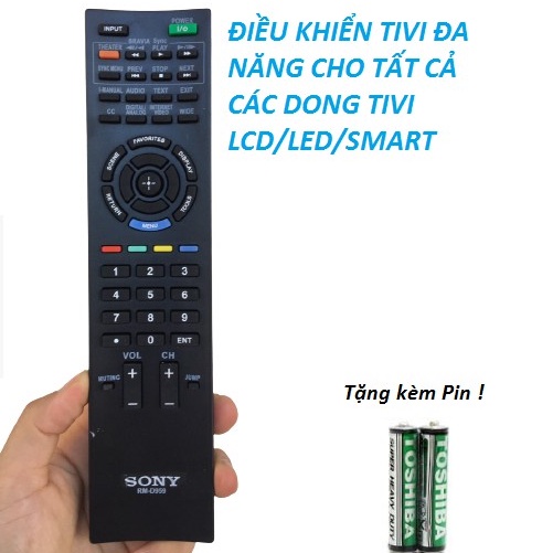 Điều khiển TV Sony đa năng tất cả các dòng tivi Sony RM-D959 LCD/LED/Smart