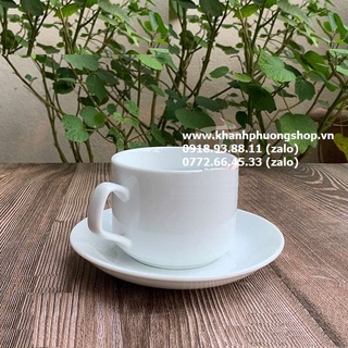 Tách cà phê capuchino vuông sứ Minh Long - tách cà phê capuchino vuông sứ minh long