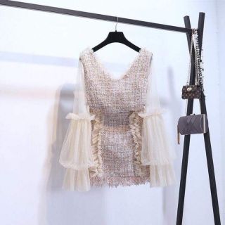 Vải dạ tweed kim tuyến