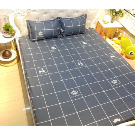 Ga Giường Cotton Poly,Drap Trải Nệm[80cmx2m,1mx2m]Mẫu Tùy Chọn-HCM