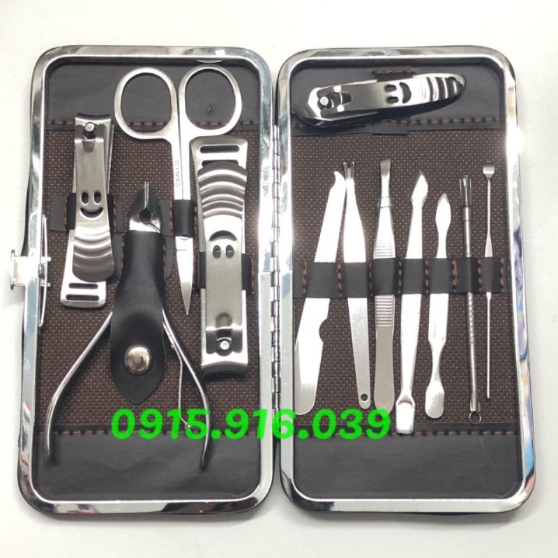 Bộ 12 dụng cụ làm móng tay chân