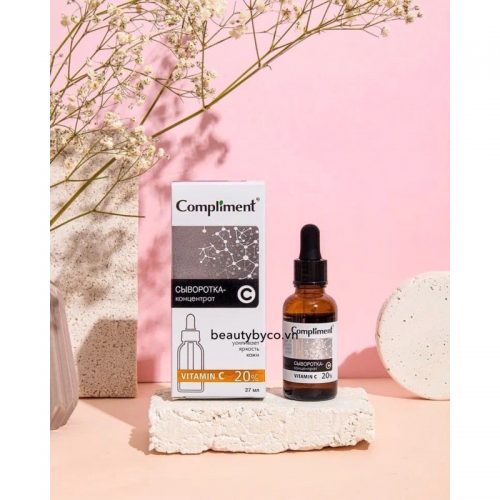 Serum Compliment Vitamin C 20% sáng da, mờ thâm, ngừa lão hoá