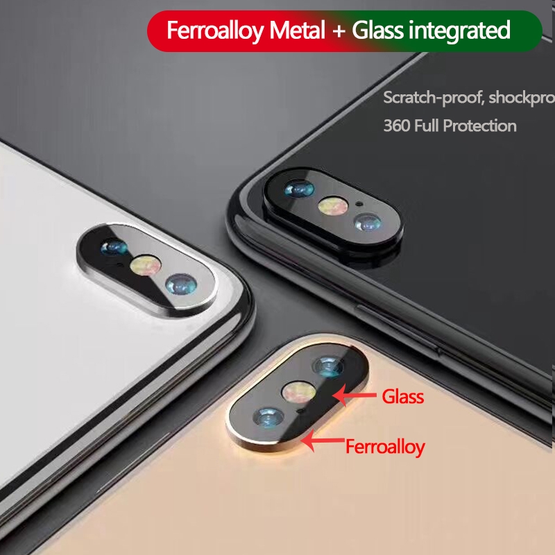 Kính cường lực khung kim loại Bảo Vệ Ống Kính Camera Sau Cho Samsung Galaxy Note 10 S10+Plus
