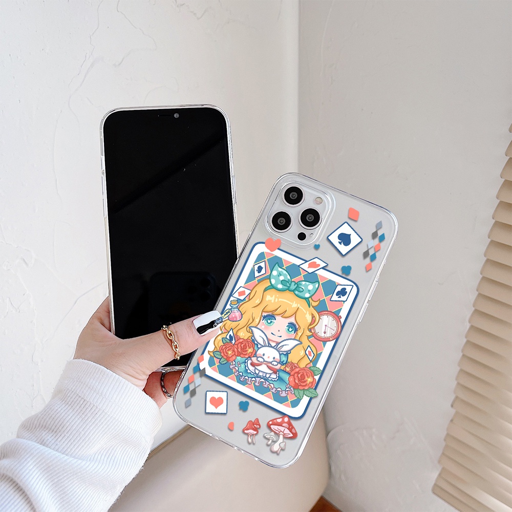 Ốp Điện Thoại Tpu Mềm Chống Sốc in Hình Công Chúa Disney Cho iPhone 11 12 13 pro max XS X XR XSMax 7 8 6 6s plus 5 4 SE 2020