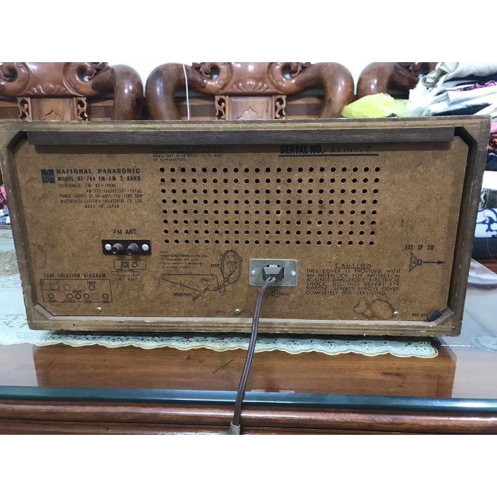 Radio National Panasonic RE-784 Vintage Made in Japan