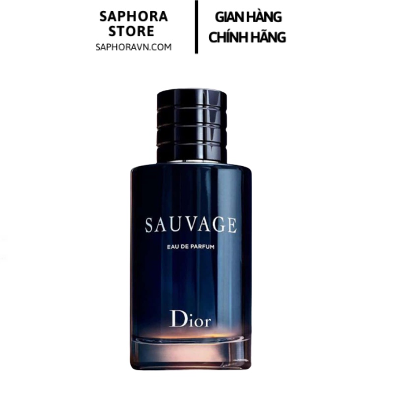 Nước Hoa Cho Nam Christian Dior Sauvage EDP, 100ml Đậm Tính Chất Hiện Đại Lịch Lãm Lưu Hương Trên 8h