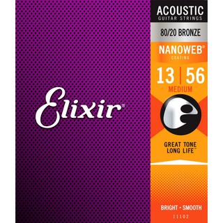 USA Elixir Nanoweb 11102 (13-56) - Dây đàn Guitar thùng