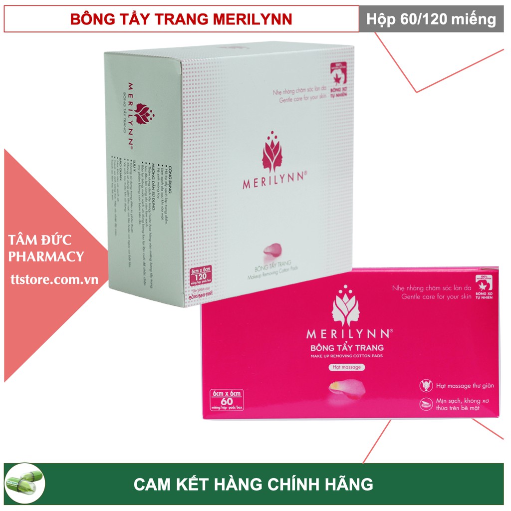 Bông tẩy trang MERILYNN - Bông tẩy trang Bạch Tuyết