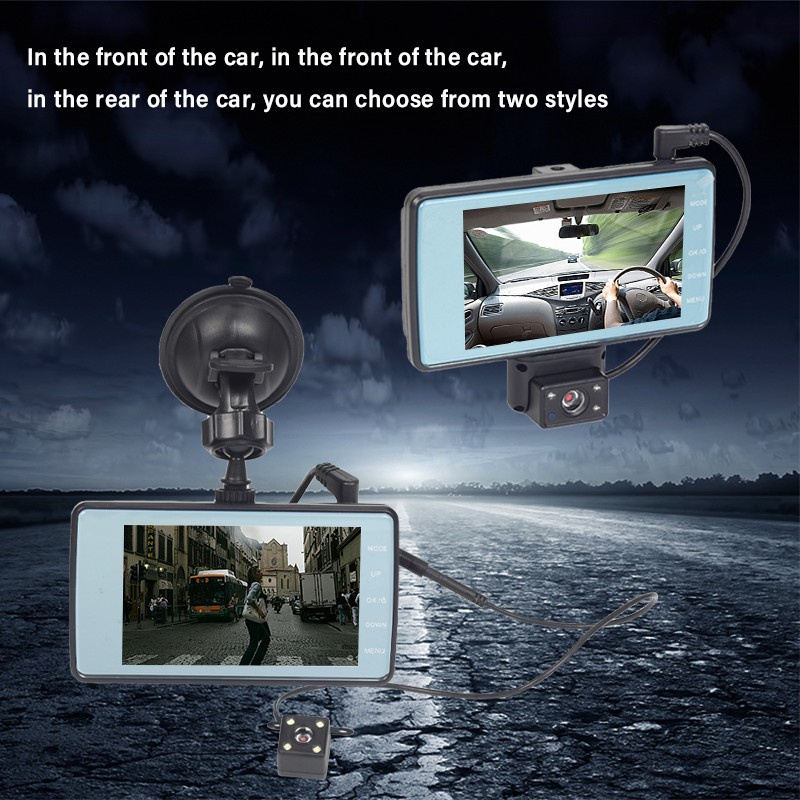 Camera hành trình cảm ứng 2.5D 4 Inch IPS 1080P Full HD 170 độ cho xe hơi
 | BigBuy360 - bigbuy360.vn