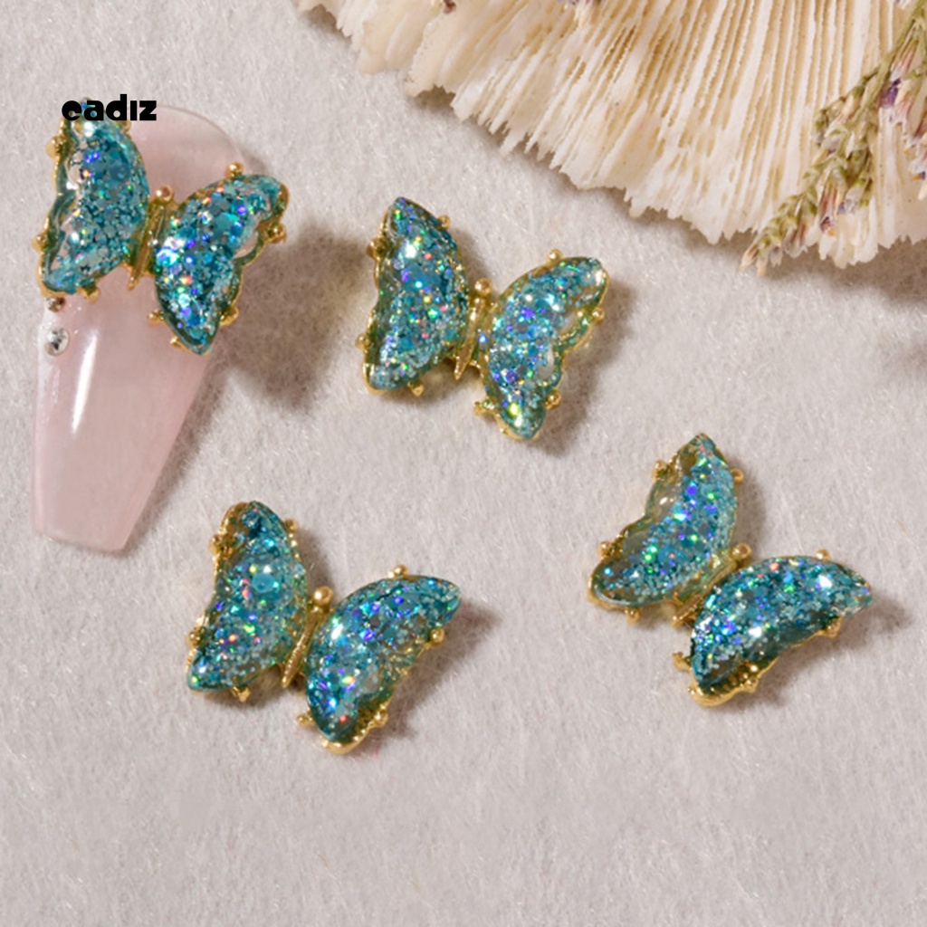 Phụ Kiện Trang Trí Móng Tay Hình Bướm Đính Đá Xinh Xắn