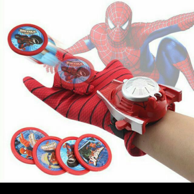 Đồ chơi – Bao tay và đồng hồ bắn đĩa SPIDER-MAN