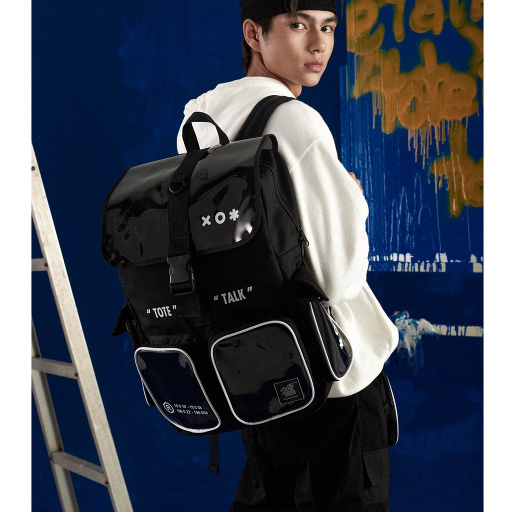 Balo Tote Talk VK backpack  dành cho nam nữ Vukita157