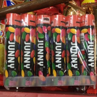 1 khay kẹo Socola Junny 12 ống [son thái] .