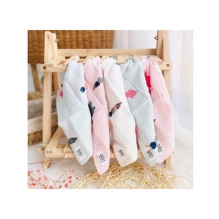 Sét 5 khăn sữa oganic Baby Bee cao cấp