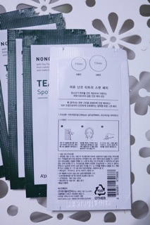 Miếng dán mụn tinh chất tràm trà Apieu - A'pieu Nonco Tea Tree Spot Patch