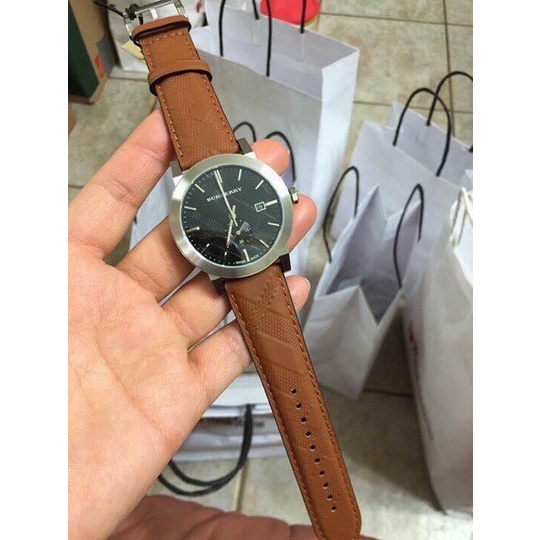 Đồng Hồ Nam Burberry The City Brown Leather BU9905