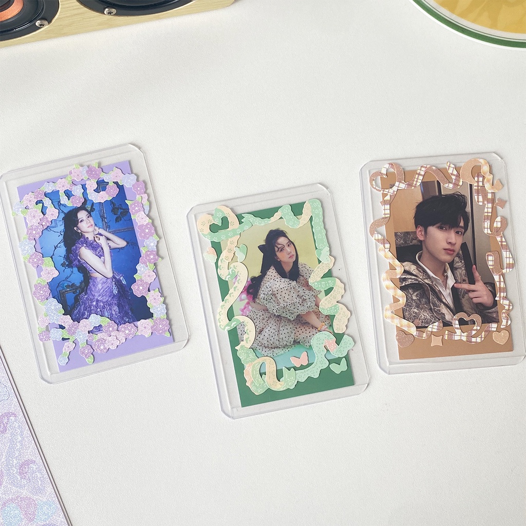 Sticker Dán Trang Trí Scrapbook Hình Hoa Lãng Mạn